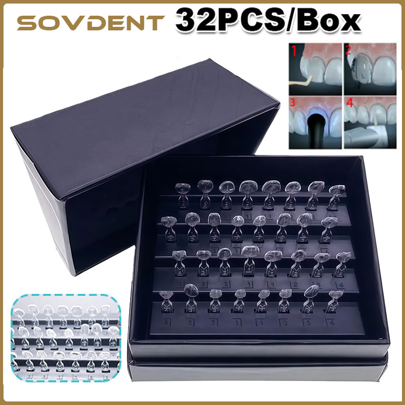 Teeth Whitening Moulds - ชุดแม่พิมพ์วีเนียร์ฟัน 32 ชิ้น/ชุด แม่พิมพ์เรซินคอมโพสิต บ่มด้วยแสง อบฆ่าเชื้อด้วยหม้อนึ่ง
