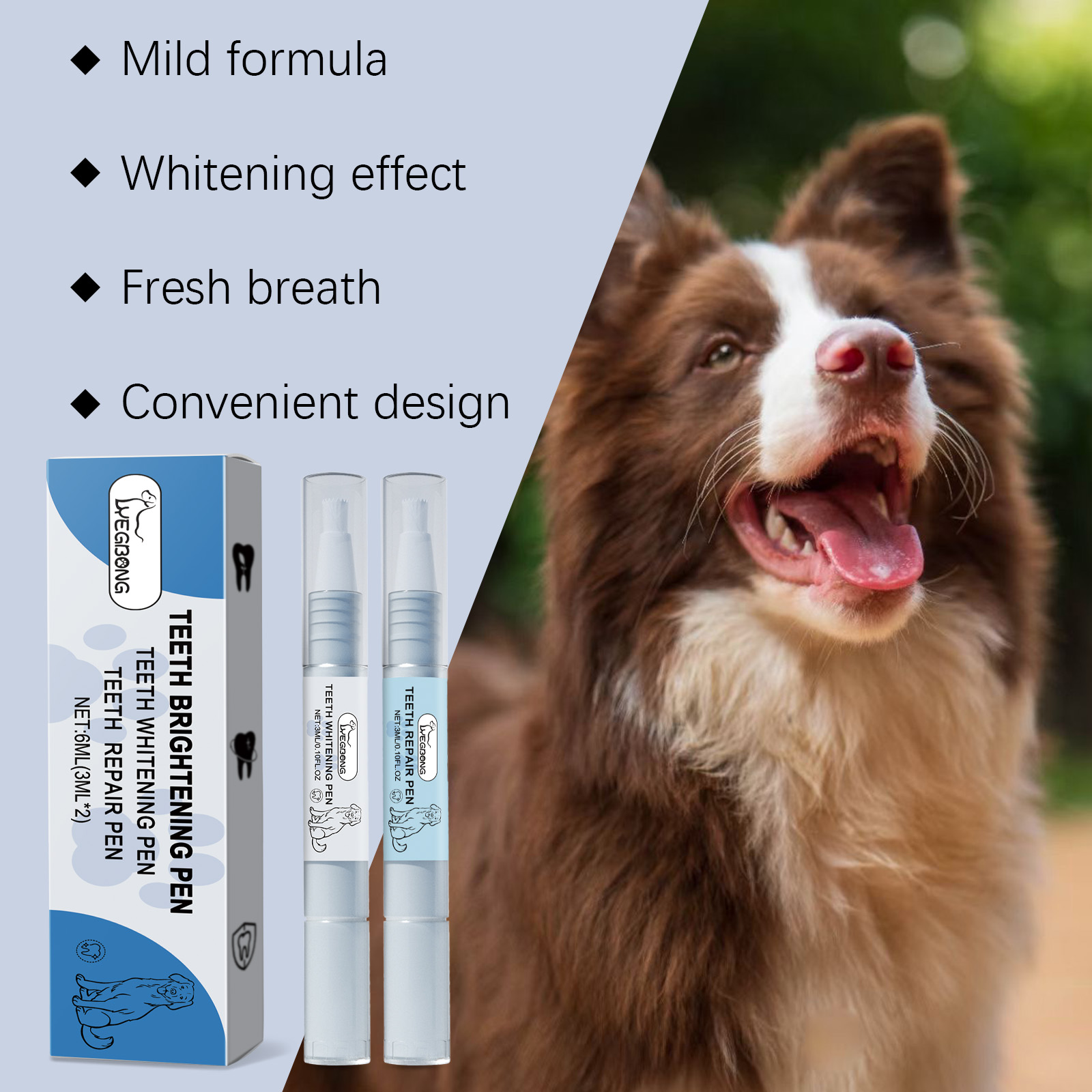 ชุดปากกาฟอกฟันขาวสำหรับสุนัขแล - Teeth Whitening Pens บทวิจารณ์และราคา